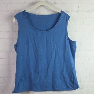 Coldwater Creek Blue Sleeveless Women's Top 1X